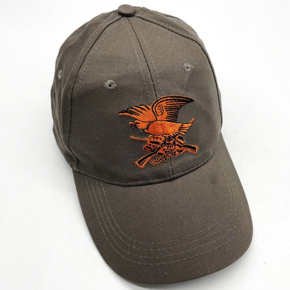 NRA 2nd Ammendment Men's Gray Hook & Loop Adjustable Size Baseball Hat Eagle Cap - Picture 1 of 5